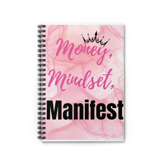 Empowered Spiral Notebook - Money, Mindset, Manifest