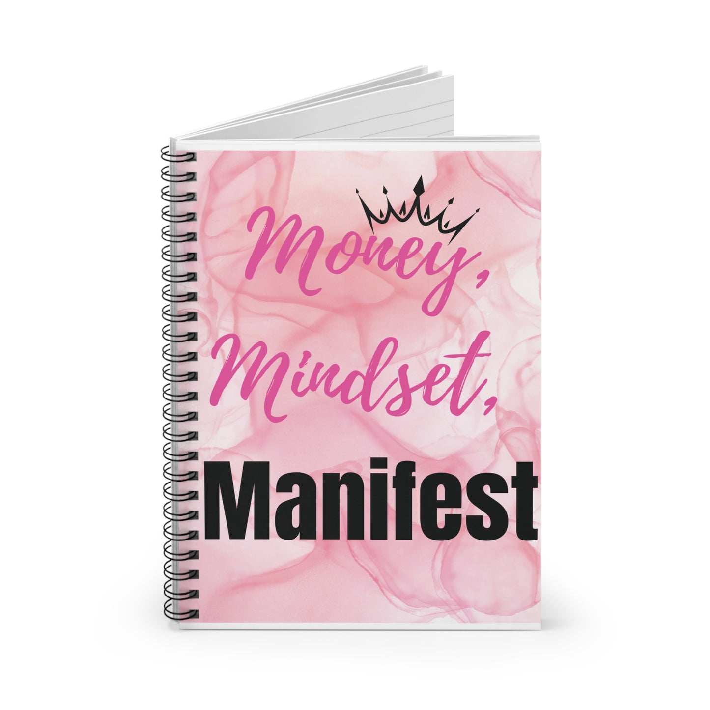 Empowered Spiral Notebook - Money, Mindset, Manifest
